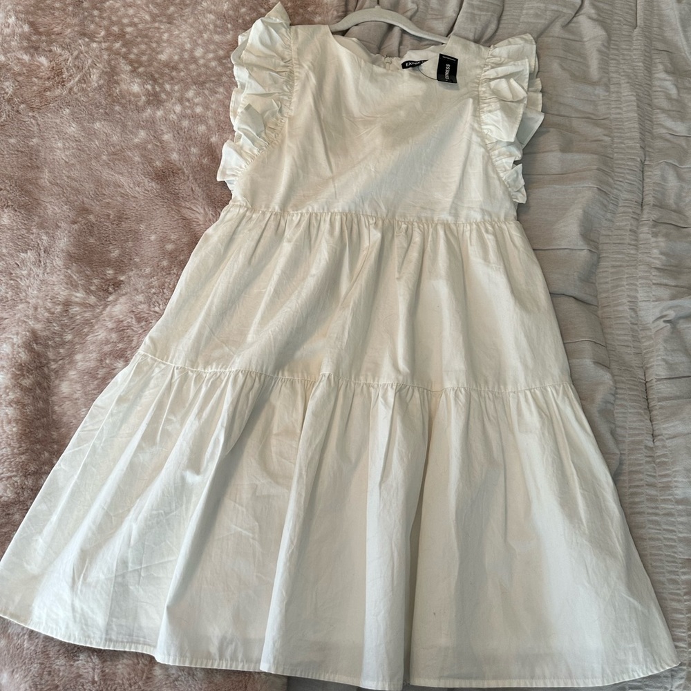 New Medium White Express Dress